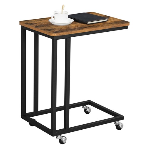 Industrial end table sofa - table,