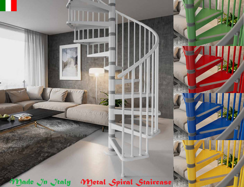 Indoor spiral staircase steel - staircase,