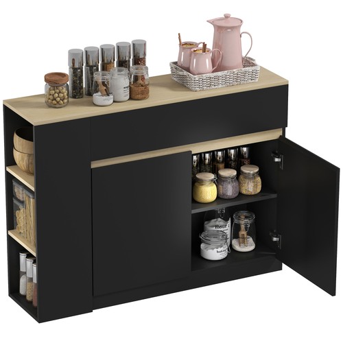 Homcom kitchen island storage - kitchen, island,