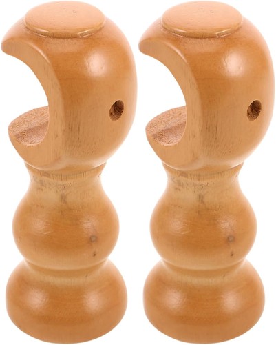 2pcs solid wood - solid, rod
