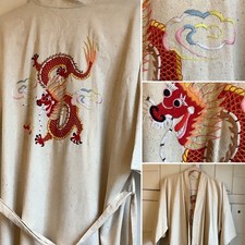 Vintage Silk Dressing Gown