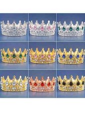 Small Crystal Crown Hair Clip