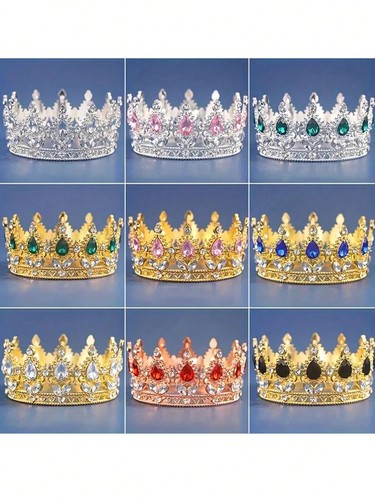 Small crystal crown - crown, hair