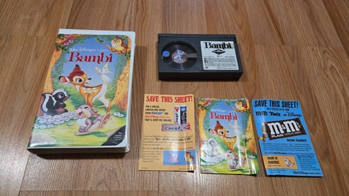 Bambi 1942 beta betamax tape - bambi,