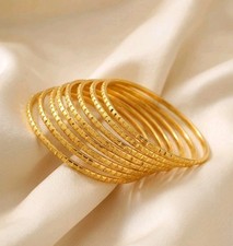 22k gold plated Indian bangles