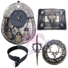 Scottish Kilt Sporran Stag