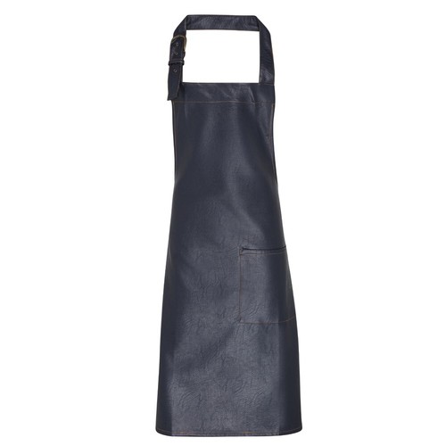 Bib apron premier pr139 navy - apron,