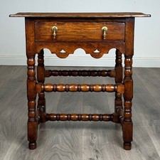 Antique 20th Century Chippendale Style Side Table In Oak ( REF AF-3252 )