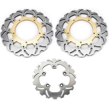 Front Rear Brake Discs For Yamaha FZ6 Fazer 600 2004-2008 MT-03 660 2006-2014 13