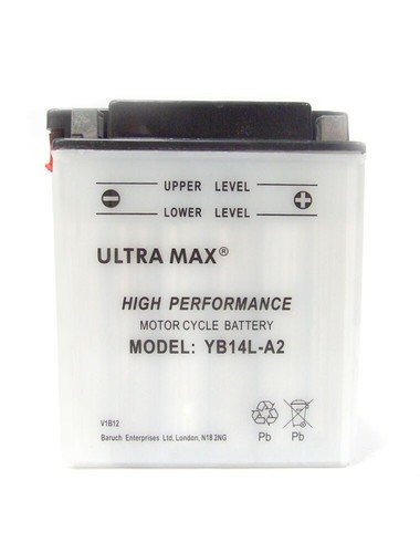 Ultramax yb14l agm battery - agm,