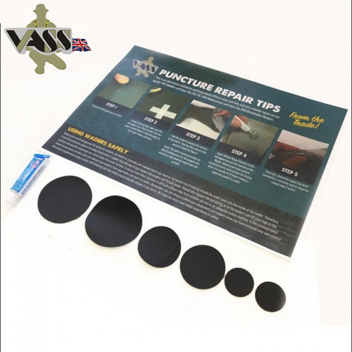 Vass fishing wader repair kit - wader,