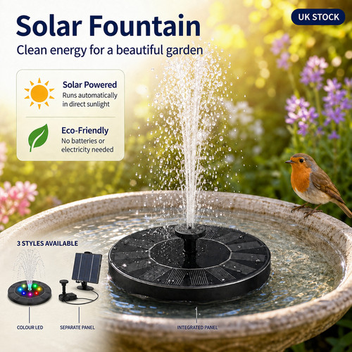 Solar fountain pump - solar,