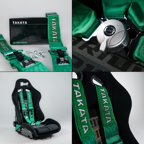 Takata point harness green - 4,