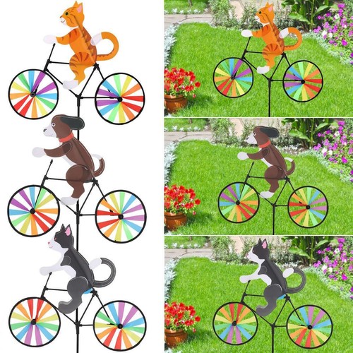 Garden wind spinners cat dog - spinners,
