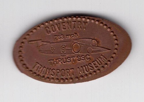 Elongated coin england - elongated,