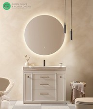 Roper Rhodes 1000MM Circular Ritual Smart Illuminated Mirror Connected By Wiz