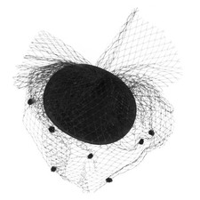 20s Vintage Pillbox Hat Hat Veil Women Church Hat Fascinators Veil Hat