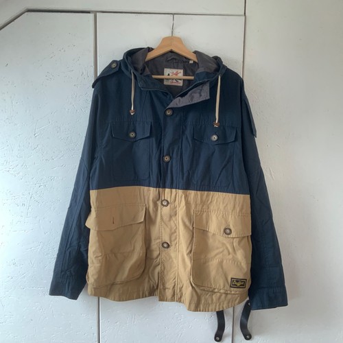 Mens navy beige duffer - beige,