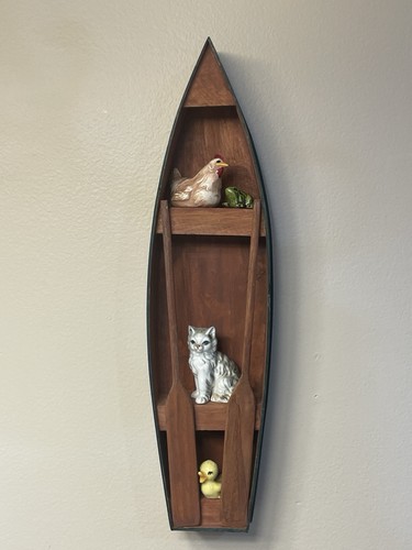 Vintage wooden row - 16",