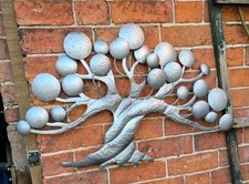 Silver Coloured Metal Wall art