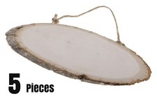 5 X Pyrography Arts And Crafts Natural Wood Blanks
