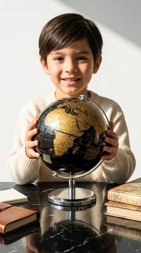 Large size world globe - large,