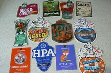 BEER PUMP PULL BADGES X 12 -