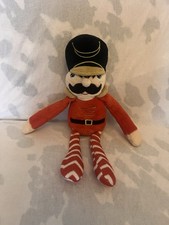 Keeleco Christmas Danglie Keel Toys nutcracker Soldier Beanie Plush Soft Toy 11”