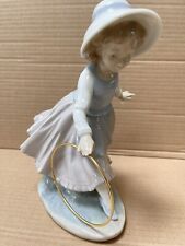 Nao by Lladro Figurine -  Girl With Hoop - Daisa 1990 - Great Condition