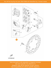 YAMAHA Caliper Assy (right)