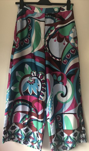 Zara printed palazzo trousers - printed,