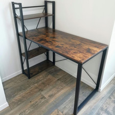Computer Desk with Shelves
