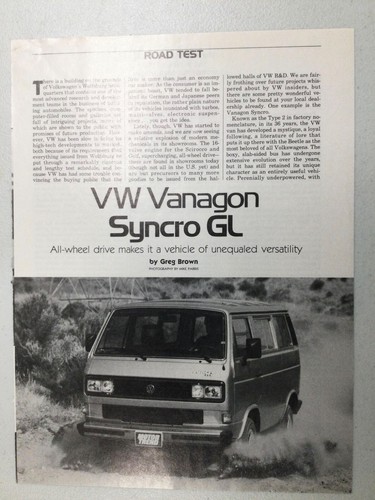 Volksrt vintage road - vintage, test