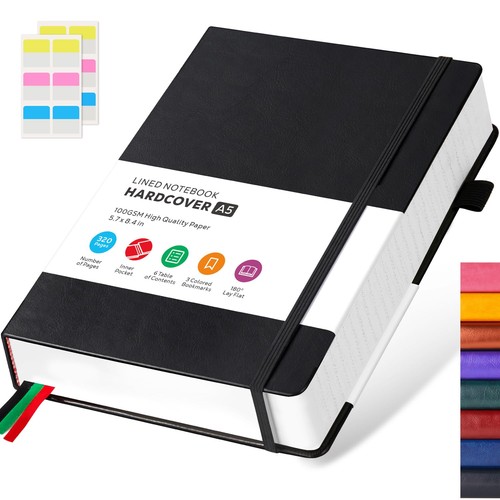 Hardcover lined notebook - hardcover,