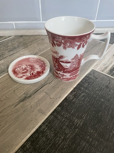 Spode red pink - red, winter's