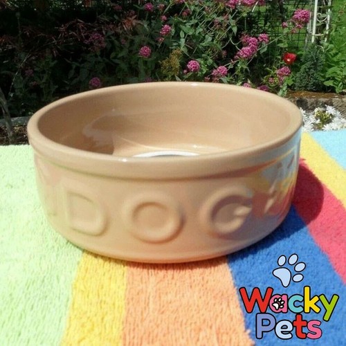 Ceramic dog bowl - dog,
