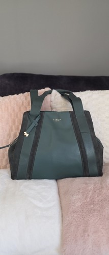 Radley green leather - green, &