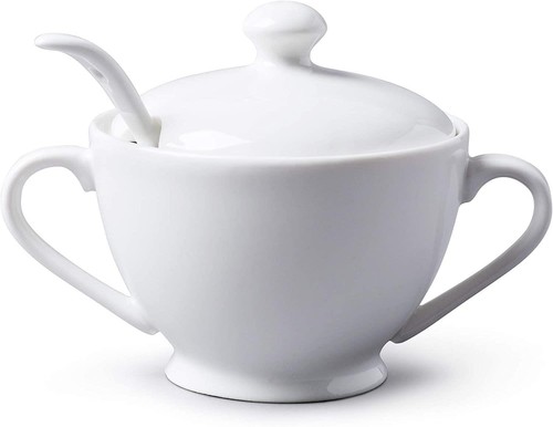 Porcelain sugar bowl - sugar,