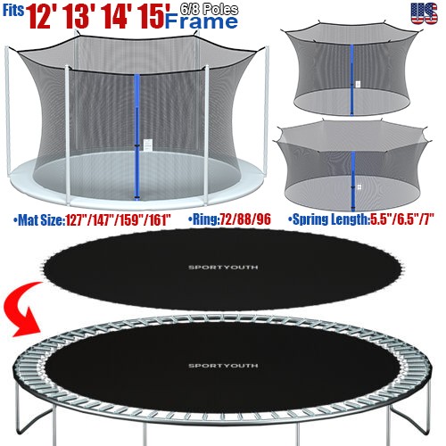 15ft trampoline - 12, 13