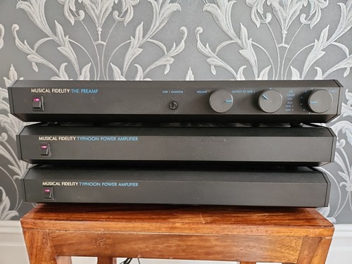 Musical fidelity the - pre, amp'