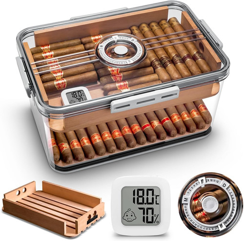 Cigarloong cigar humidor - humidor, large