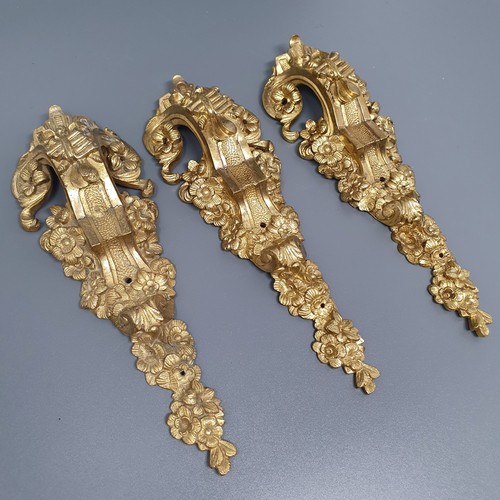 Set gilt bronze brass - set, 3