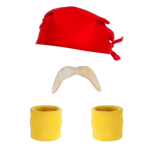 1980 hogan wrestler costume - 1980's,