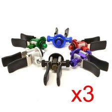 3 x Anodised Aluminium Butt