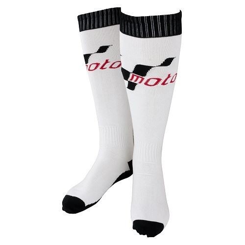 Motogp white summer boot socks - white,
