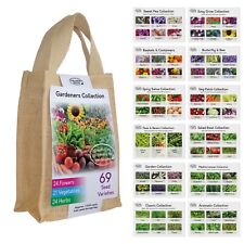 Seed Variety Gift Bag | 69 Varieties | 7500+ Seeds | Gardening Gifts Women | Men