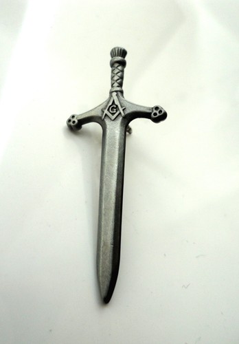 Freemason tyler sword lapel - freemason,