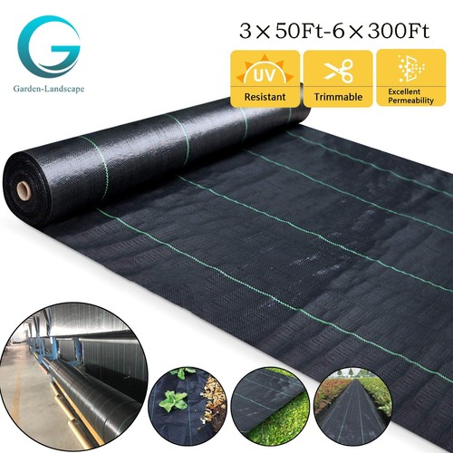 Heavy duty weed - barrier, fabric