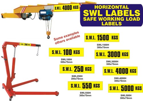 Safe working load - working,