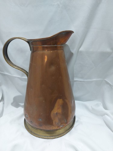 Antique copper pitcher - antique,